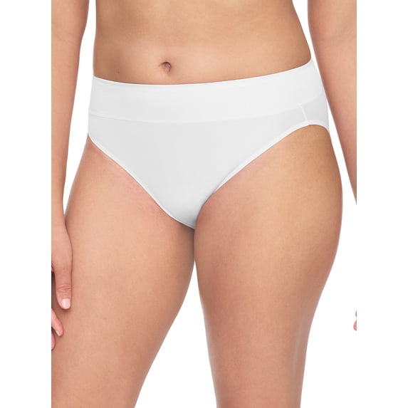 Warners® Blissful Benefits Women's Dig-Free Comfort Mid Waist Microfiber 3-Pack Hi-Cut S-3XL