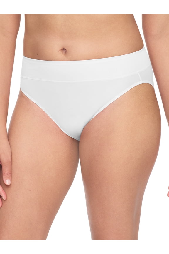 Warners® Blissful Benefits Women's Dig-Free Comfort Mid Waist Microfiber 3-Pack Hi-Cut S-3XL
