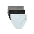 thumbnail image 1 of Warners® Blissful Benefits Women's Dig-Free Comfort Mid Waist Microfiber Hi-Cut with Lace 3-Pack S-3XL, 1 of 5