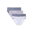 thumbnail image 1 of Warners® Blissful Benefits Women's Dig-Free Comfort Mid Waist Microfiber Hipster With Lace 3-Pack S-3XL, 1 of 5