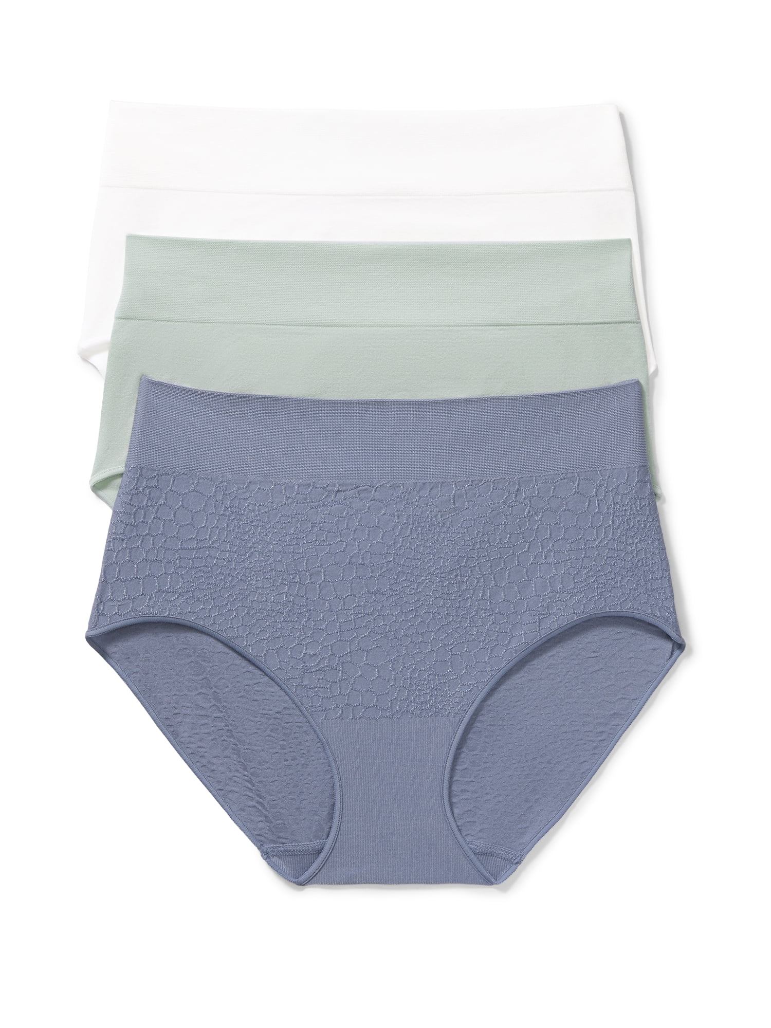 Warners® Blissful Benefits Women's Dig- Free Seamless Stretch Hi-Waist 3-Pack Brief S-3XL