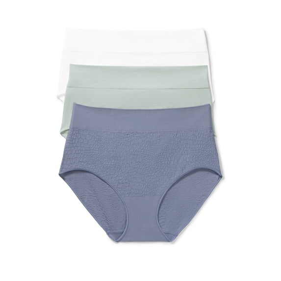 Warners® Blissful Benefits Women's Dig- Free Seamless Stretch Hi-Waist 3-Pack Brief S-3XL