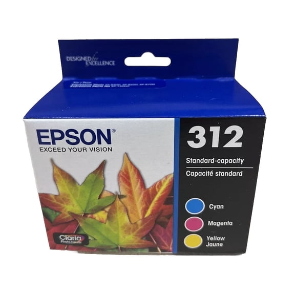 3PK Epson T312923-S 312 Standard-Capacity Ink Cartridges EXP: 12/2025