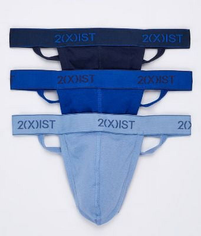 Men's Essential Cotton Y-Back Thong 3-Pack, Mens Jocks