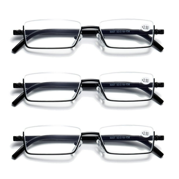 Blue half rim eyeglass frames online