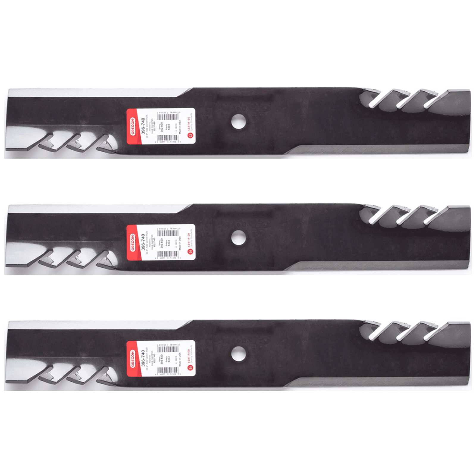 3PK Oregon 396 740 G6 Gator Blades for Dixie Chopper 30227 60 Exmark 103 0301 Gravely 046999 Walmart