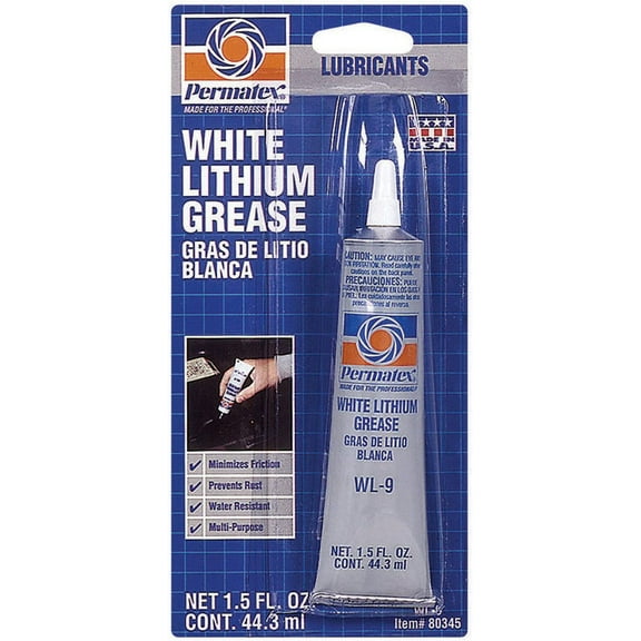 3PK Permatex 80345 White Lithium Grease, 1.5 oz.