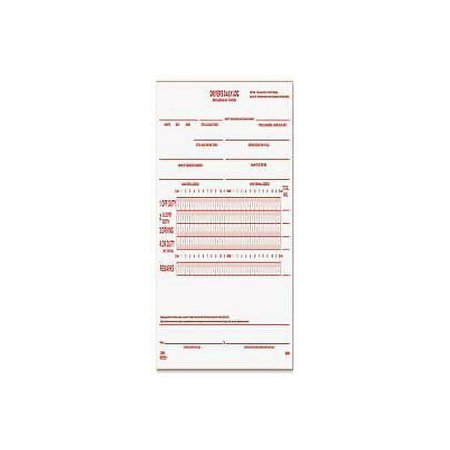 3PK RED6K681 Driver's Daily Log, Two-Part Carbonless, 7.88 x 5.5, 1/Page, 31 Forms