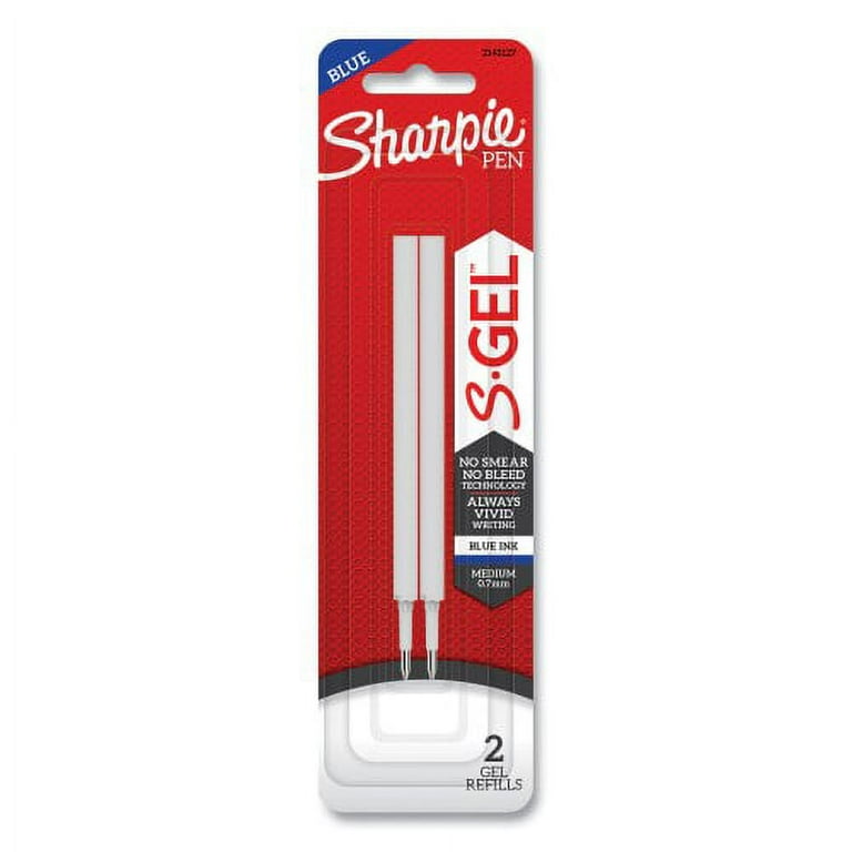 S-Gel 0.7 mm Pen Refills, Medium 0.7 mm Bullet Tip, Black Ink, 2/Pack S-Gel 0.7 mm Pen Refills, Medium 0.7 mm Bullet Tip, Black Ink, 2/Pack