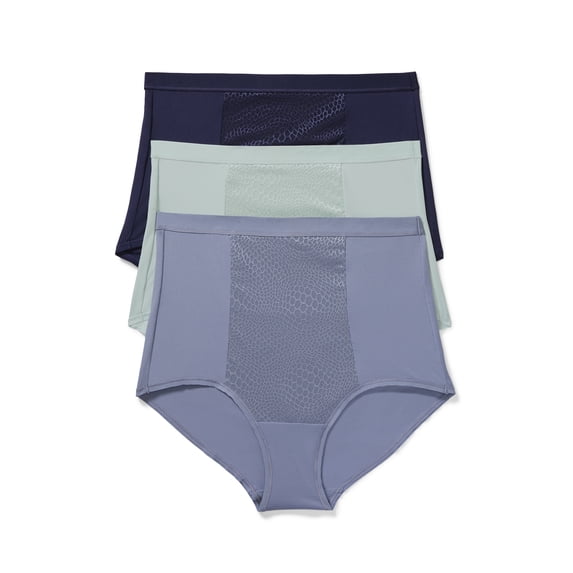 Warners® Blissful Benefits Women's Tummy-Smoothing Comfort High Waist Microfiber 3-Pack Brief S-3XL