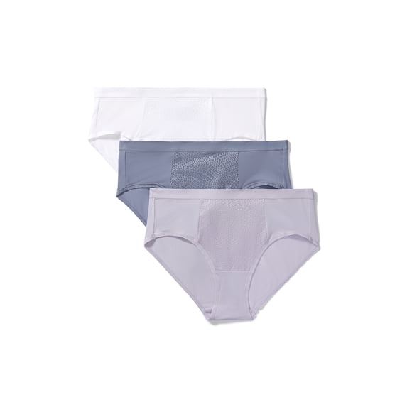 Warners® Blissful Benefits Women's Tummy-Smoothing Mid-Waist Microfiber 3-Pack Hipster S-3XL