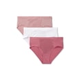 thumbnail image 1 of Warners® Blissful Benefits Women's Tummy-Smoothing Mid-Waist Microfiber 3-Pack Hipster S-3XL, 1 of 5
