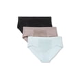 thumbnail image 1 of Warners® Blissful Benefits Women's Tummy-Smoothing Mid-Waist Microfiber 3-Pack Hipster S-3XL, 1 of 5