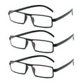 thumbnail image 1 of 3PK Unisex Unbreakable Lightweight Reading Glasses Blue Light Blocking Readers, 1 of 9