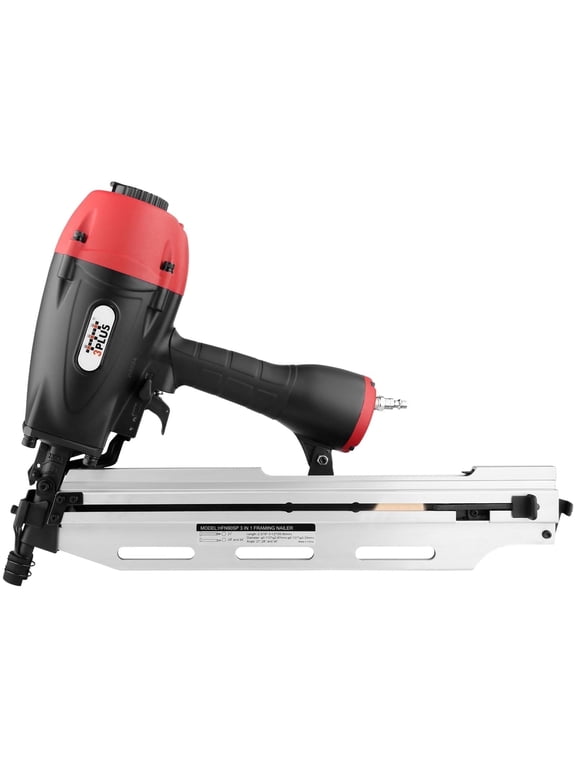 HFN90SP 3-in-1 Air Framing Nailer with Adjustable Magazine for 21/28/34 Degree Nails