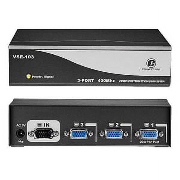 3PORT 400MHZ VIDEO DISTRIBUTION AMPLIFIER / SPLITTER