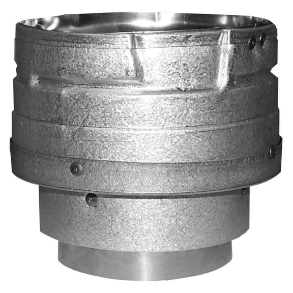 3PVL-X4ADR 3-4" Pellet Vent Adapter, Silver