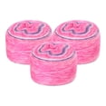 thumbnail image 1 of 3Pack 100g Gradient Cake Cotton Yarns Soft Rainbow Yarn Mixed Purple Pink (300g), 1 of 6