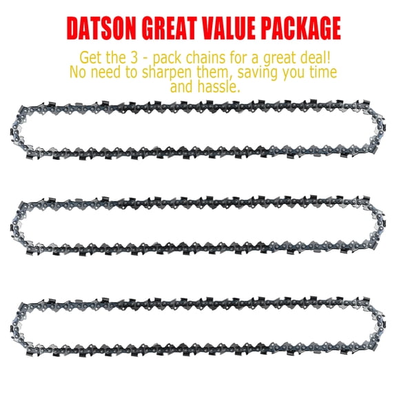 3Pack 18 Inch Chainsaw Chain .325" Pitch .050" Gauge 68 Drive Links Fits TriLink CL75068NSTL2