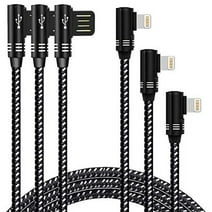 3Pack 6ft Charger Cable Extra-Long 2M Charging Cable Nylon Braided, Fast Charge Cable Cord with Data Sync