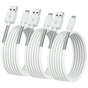 3Pack 6ft iPhone Charger, [ Apple MFi Certified ] Apple Charging Cord,6 Feet Original Lightning to USB Cable,6 Foot iPhone Charging Cable for iPhone 14/13/12/11/Pro/11/XS/MAX/XR/8/7/6/5/SE iPad
