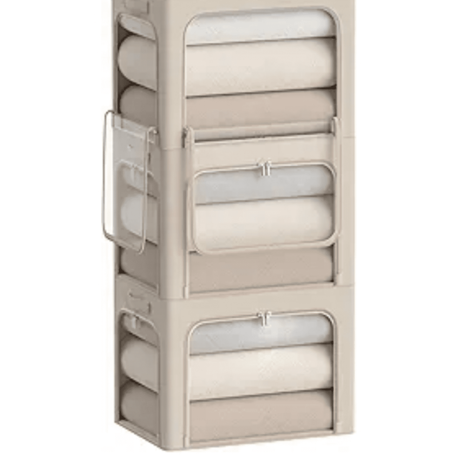 3Pack Clothes Storage Bins - Oxford Frame Storage Box Foldable ...