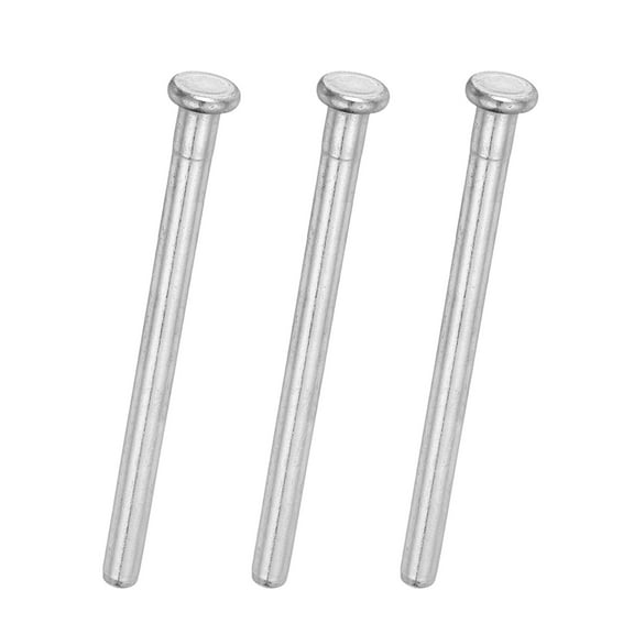 3Pack Door Hinge Pins, 3.07 Inch Removable Hinge Pins, Silver