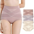 thumbnail image 1 of 3Pack Doveloom Panties- Ultimate Comfort Leakproof and Shaping Panties, Womens Tummy Control Underwear, Tuck in the abdomen and lift the buttocks, 1 of 16