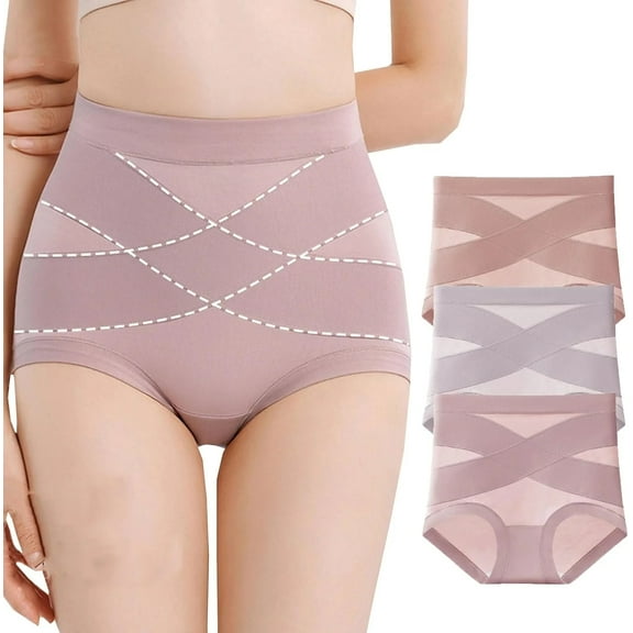 3Pack Doveloom Panties- Ultimate Comfort Leakproof and Shaping Panties, Womens Tummy Control Underwear, Tuck in the abdomen and lift the buttocks