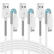 3Pack Fast Charger Cable,6 Ft USB to L Charging Cable,for iPhone 14/13/12/11/X/XS/XR/8/iPad Mini Air Case