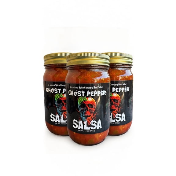 Ghost Pepper Salsa 3 Pack - 12 oz