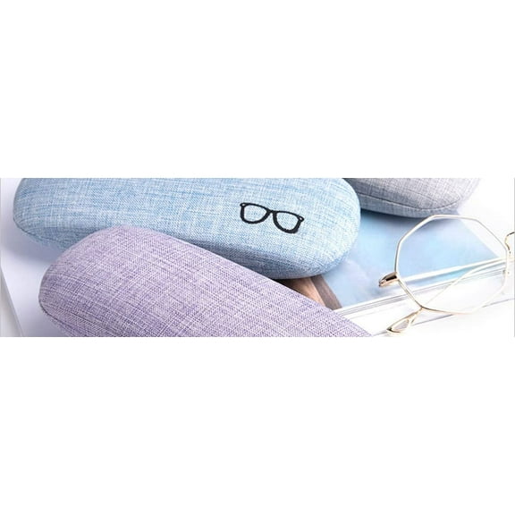 3Pack Hard Shell Eyeglasses Cases Protective Glasses Case