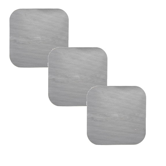 3Pack Jar Opener, Rubber, Multi-function Silicone Bottle Opener for Seniors with Arthritis Weak Hands Lid Cap Gripper Pads Kitchen Coasters Gadgets Grey
