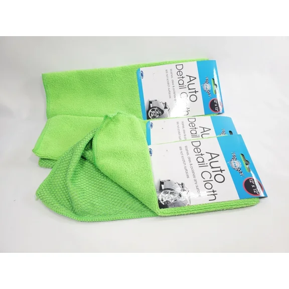 3Pack Microfiber Cleaning Cloth No-Scratch Rag Car Polishing Detailing Towel 3Pk