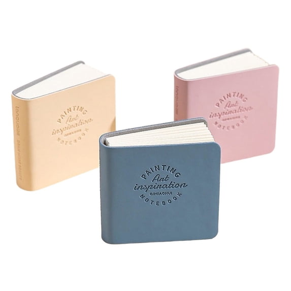 3Pack Mini Watercolor Sketchbooks,1.96" x 1.96", Thick, Pocket Size–Paint with Water Color, Colored Pencil, Acrylic Marker,and Pastel,Perfect for Travel & Outdoor Sketching