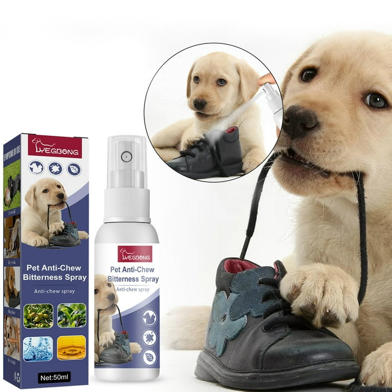 3Pack No Chew Spray for Dogs Bitter Apple Spray for Dogs to Stop Chewing All Natural and Non Toxic Dog Deterrent Spray