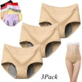 thumbnail image 1 of 3Pack Period Underwear for Women Heavy Flow, Leak-Proof Period Panties Comfort, Postpartum and Menstrual Panties, Women's Briefs, 1 of 8