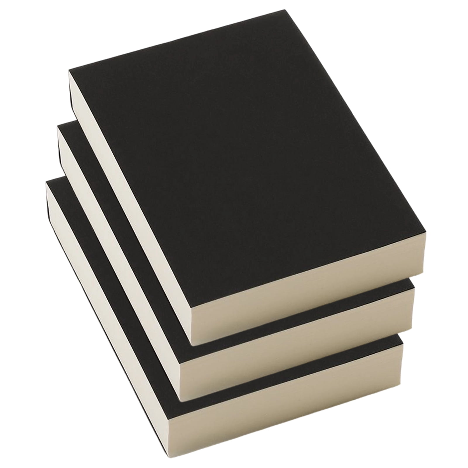 3Pieces Artist Sketchbooks Empty Pages Thick Draft Book For Drawing Writing And Brainstorming Small Note pad
