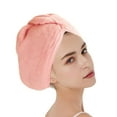 thumbnail image 1 of 3Pack Rapid Hair Drying Towel for Women Absorbent Hair Wrap Turban Quick Dry Microfiber Hair Towel, 1 of 5