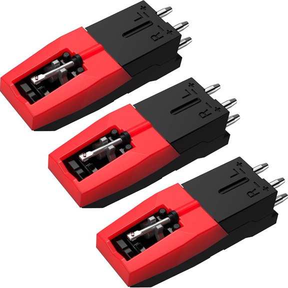 3Pack Record Player Needle Replacement for Vinyl Record Player Phonograph Needle