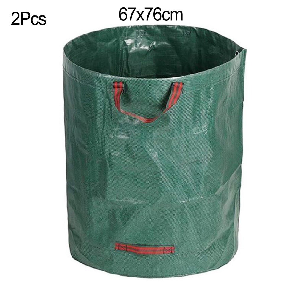 3Pack Reusable Garden Waste Bags 72 Gallon Yard Leaf Lawn Trash Waste