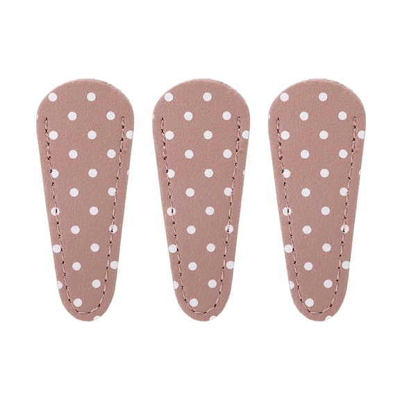 3Pack Scissor Sheath, 2.6"x1" PU Leather Scissor Cover Protector, Pink