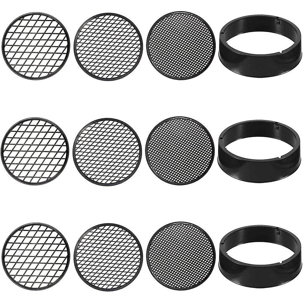 3Pack Sifting Pan Outdoor Gold Panning Soil Sifter Garden Sieve Mesh