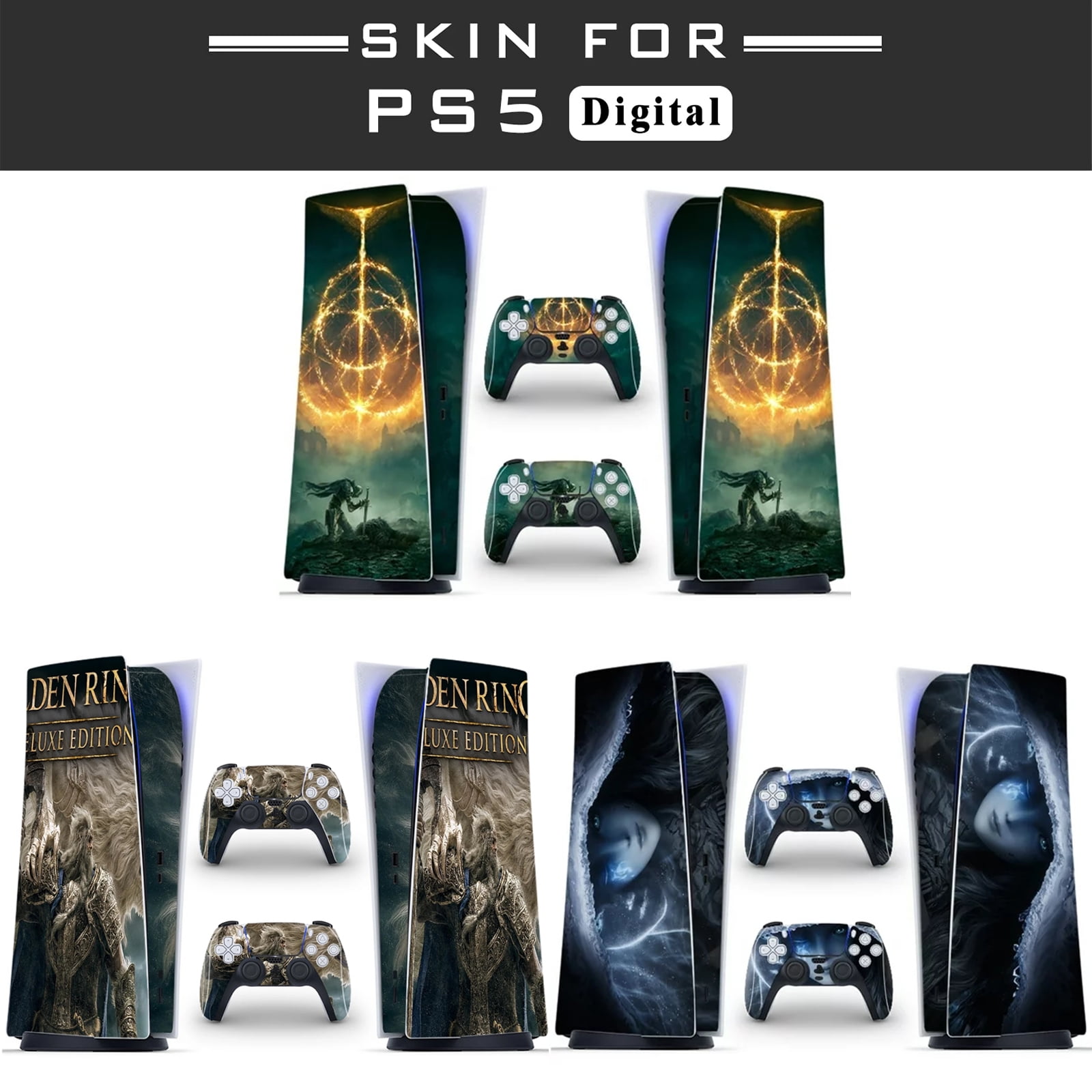 Ps5 Skin Ps5 Ring Fit 3Pack Skin For PS5 Digital Edition Console