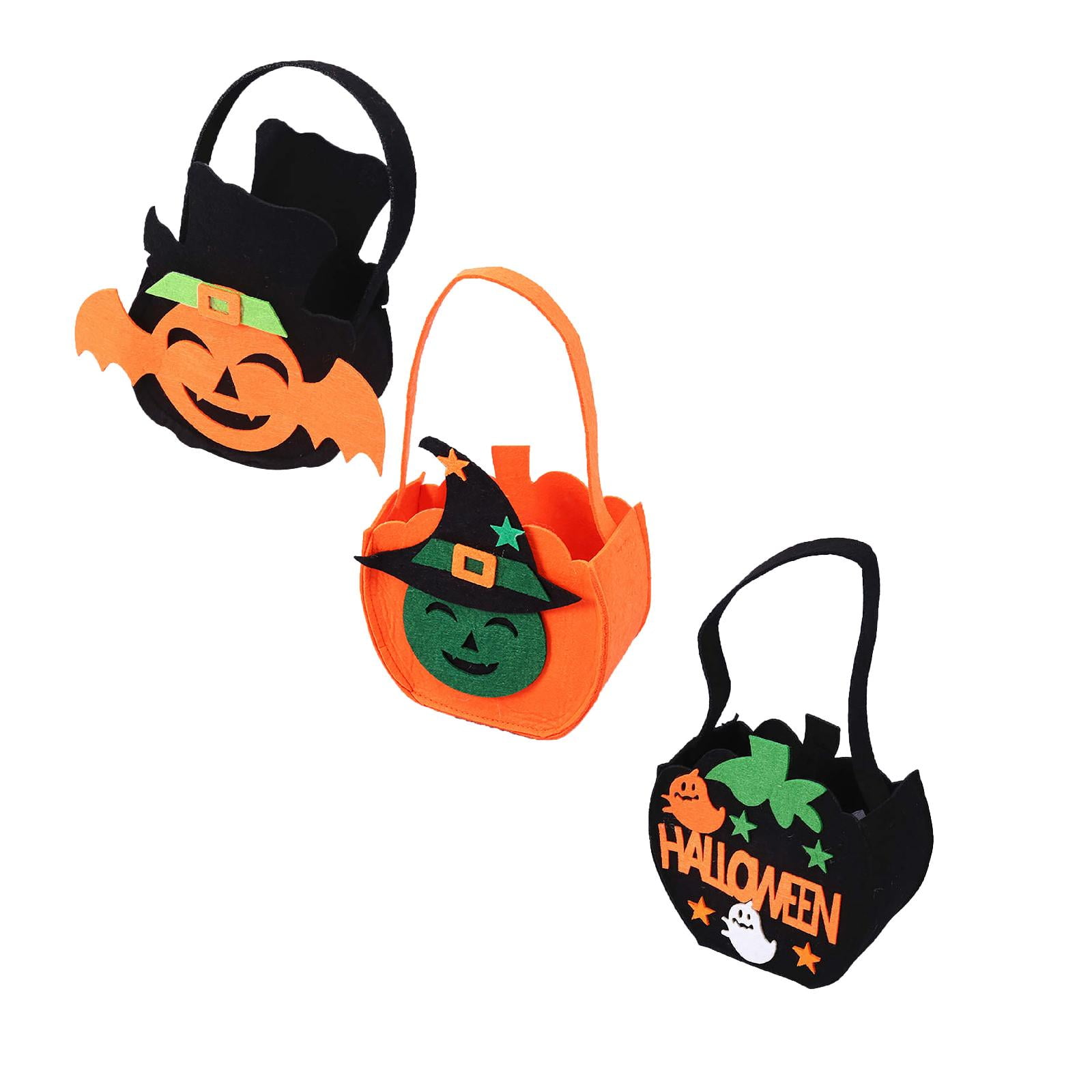 3Pack Snack Bags For Halloween Candy Bowl Office Pumpkin Bucket Snack