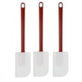 thumbnail image 1 of 3Pack Spatulas Silicone Heat , Spatula Rubber Scraper 10 Inches, Kitchen Use A, 1 of 7