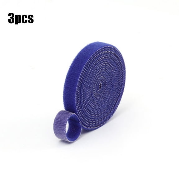 3Pack Tie Tape Plant Ties Hook & Loop Garden Supports bamboo cane Wrap support