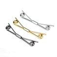 thumbnail image 1 of 3Pack Tight Necktie Tie Clips Collar Bar Shirt Collar Stay Tie Pins Cravat Clips Silver Gold Black Tone Metal Collar Pin Jewelry Accessories for Men, 1 of 7