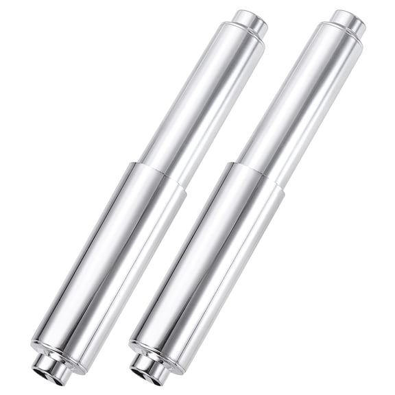 3Pack Toilet Paper Roll Holder, Plastic Spring Loaded Roller Rod, Silver