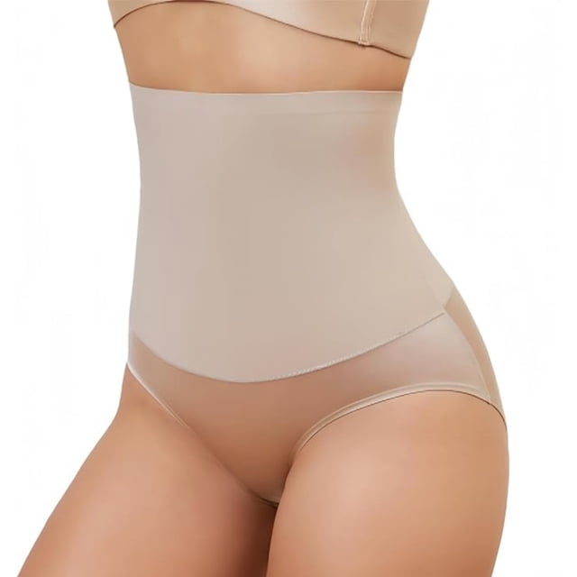 GAI YI High Waisted Underwear for Women Seamless No Show Quick Dry Invisible Panties Skin XL